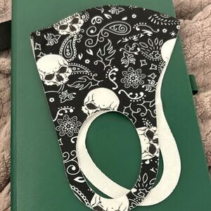 Skull and Paisley Print Face Mask